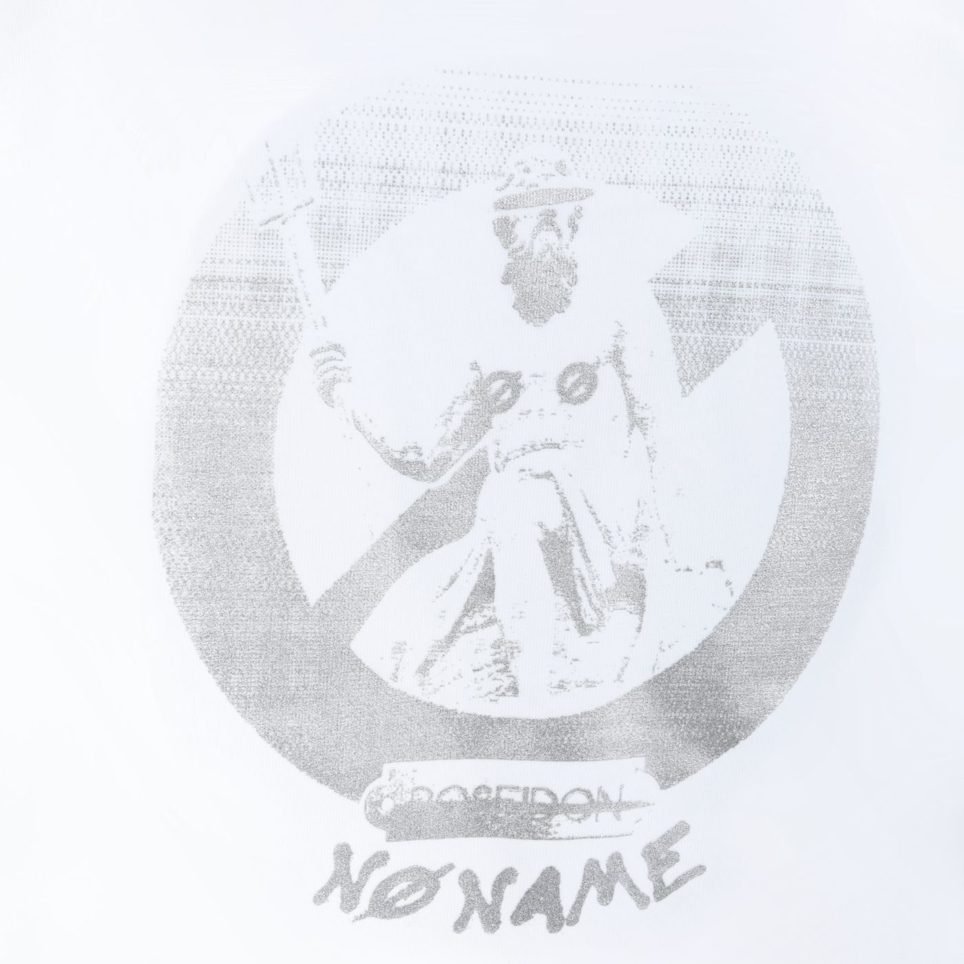 CARTER T SHIRT W - COTTON - BIANCO/ARGENTO